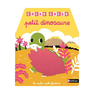 Livre matière Cache-cache petit dinosaure 