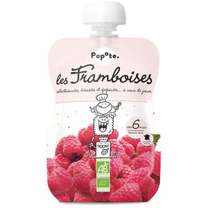 Gourde à la framboise bio - 120g 