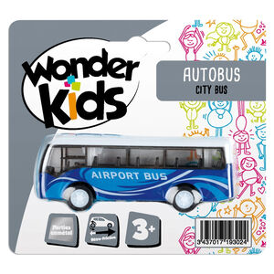 Bus en métal 9 cm (coloris aléatoire) 