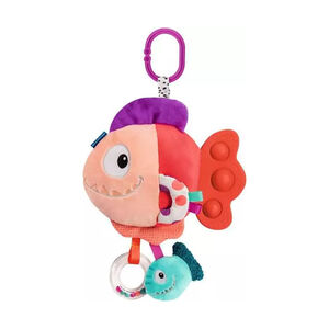 Peluche d'activités pop-it Play+ piranha rouge 