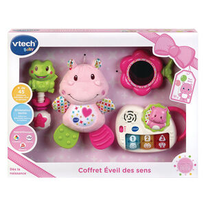 Coffret naissance - Eveil des sens - Rose 