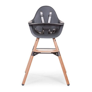 Chaise Haute Evolutive Evolu 2 + Arceau - Anthracite  