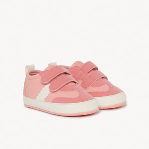 Baskets basses à bande pour bébé fille 