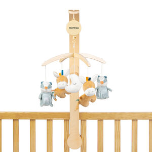 Mobile musical en bois Felix & Leo 