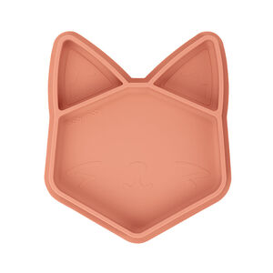 Assiette compartimentée en silicone ISY PLATE - Renard 