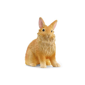 Jouet figurine lapin tête de lion  