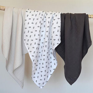 Set de 3 langes - Savane 