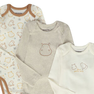 Lot de 7 bodies manches longues fantaisie pour bébé garçon 