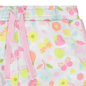 Short en jersey imprimé fantaisie pour bébé fille 