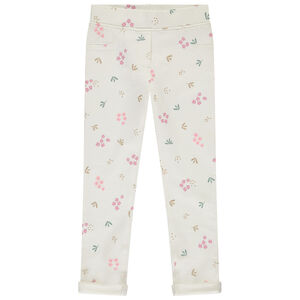 Jegging fantaisie en maille french terry pour fille  