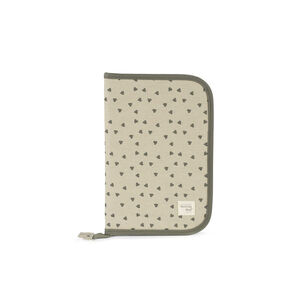 Protège carnet de santé imprimé cœurs Poppy mousse 