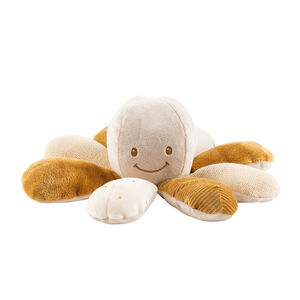 Peluche d'activités pieuvre Lapidou Caramel 