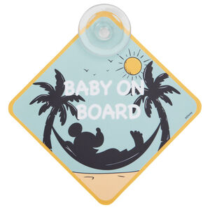 Signalisation bébé à bord Mickey "Baby on board" Disney 
