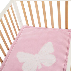 Tapis de parc bi-matière 70 x 95 cm imprimé/Papillon 