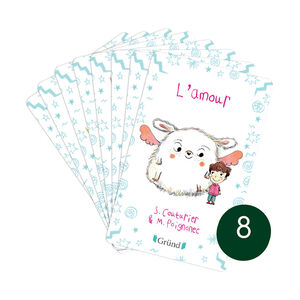 Pack de 8 cartes à écouter "Ma petite bibliothèque des émotions" 