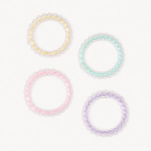 Lot de 4 élastiques ressort pour fille 