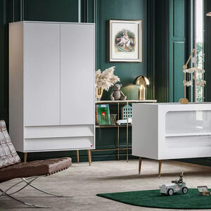 Armoire 2 portes New Bosque - Blanc 