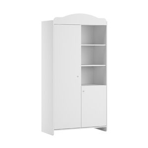 Armoire 2 portes Megève blanc 