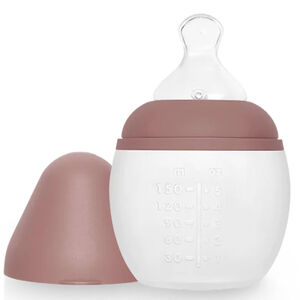 Biberon silicone 150 ml tétine débit lent Blossom Main Biberon silicone 150 ml tétine débit lent Blossom