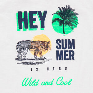 Ensemble avec t-shirt print esprit jungle et bermuda print tigres 