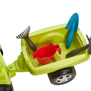 Porteur tracteur avec remorque et outils  