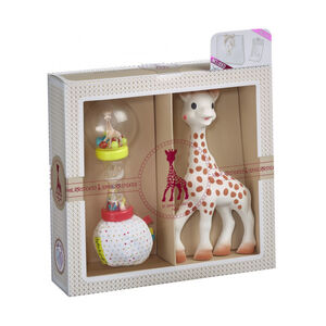 Coffret cadeau Sophie la Girafe + Hochet Soft Maracas 