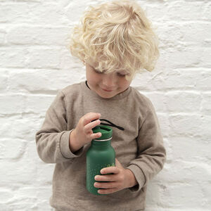 Gourde en acier inoxydable 350ml - Mr. Crocodile Main Gourde en acier inoxydable 350ml - Mr. Crocodile