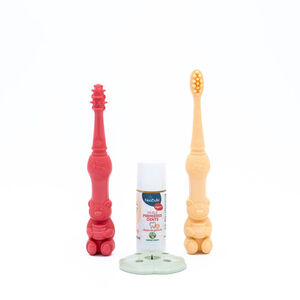 Kit éducatif et apaisant 3 pièces Poussée Dentaire x Bioseptyl 