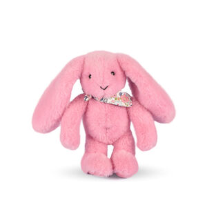 Petite peluche lapin fleurette grenadine 25 cm 