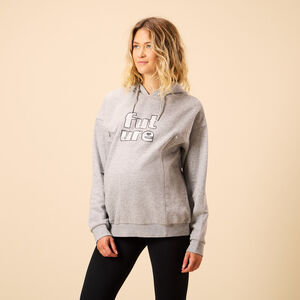 Sweat de grossesse et d'allaitement à zip print Future 