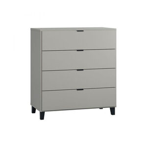 Commode Simple - Gris / Noir 