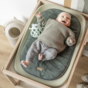 Coussin réducteur en éponge pour matelas à langer Care vert 