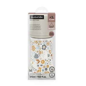 Biberon avec tétine symétrique SX Pro M 270ml Wonderland Beige 