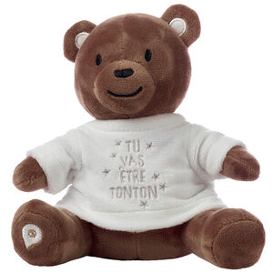 Habillage pour peluche annonce de naissance "tu vas être tonton"  