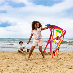 Chemise manches courtes en seersucker avec broderie pour fille  