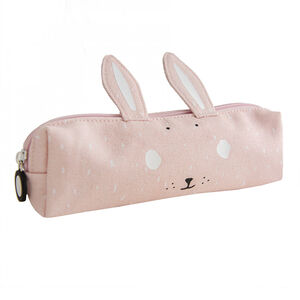 Trousse longue en coton - Mrs. Rabbit 