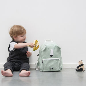 Sac à dos bébé en coton - Mr. Polar Bear Main Sac à dos bébé en coton - Mr. Polar Bear