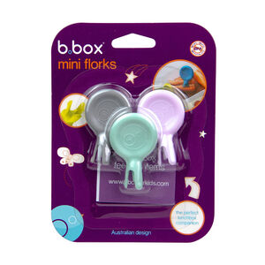 Lot de 3 mini fourchettes nomades pastel Main Lot de 3 mini fourchettes nomades pastel