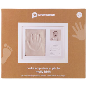 Cadre empreinte avec 2 photos  