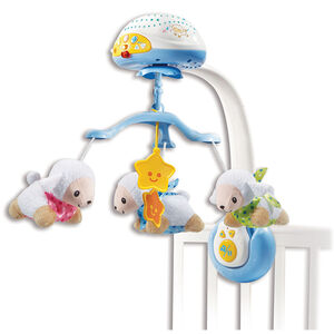 Mobile Lumi Compte Moutons - Bleu  