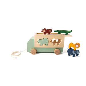 Camion animaux en bois - 1er âge  