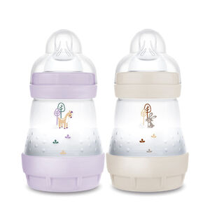 Lot de 2 biberon Easy Start anti-colique 160 ml lilas/sable 