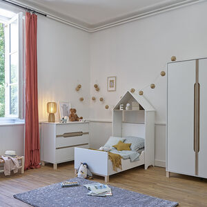 Set de 2 pans de lit 140 cm 