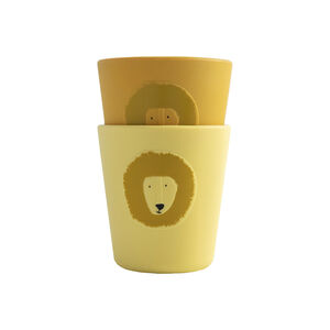 Lot de 2 gobelets en silicone - Mr Lion 
