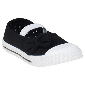 Babies en toile à élastique et nœud pour bébé fille 