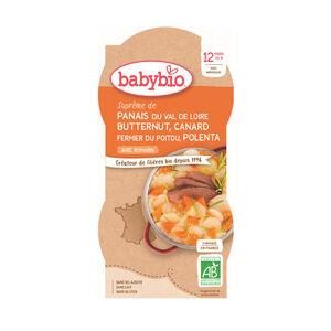 Bols de Suprême de Panais et Butternut avec Canard, Polenta et Romarin 2x200g 