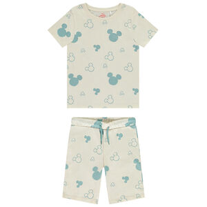 Set pyjama court imprimé Mickey Disney pour bébé garçon 