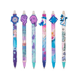 Stylo gel effaçable bleu La Reine des Neiges Disney (modèle aléatoire) 