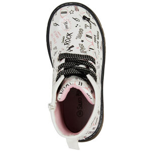 Bottillon à lacets et zip imprimé Rock & Roll pour fille 