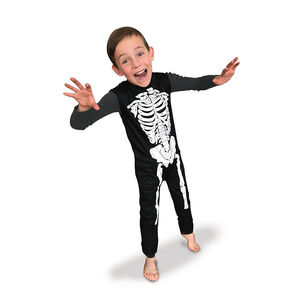 Déguisement Squelette Taille S - Noir 